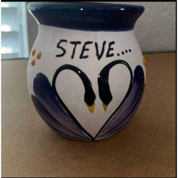 Mexican-Style Ceramic Mug Set Of 3 With Various Hand-Painted Designs - Picture 2 of 14